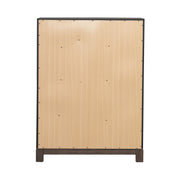 Modern Edge 5 Drawer Chest in Caffe image