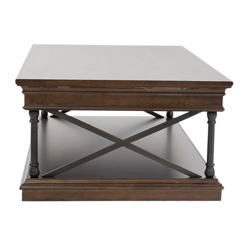 Tribeca Rectangular Cocktail Table in Cordovian Brown image