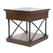 Tribeca End Table in Cordovian Brown image