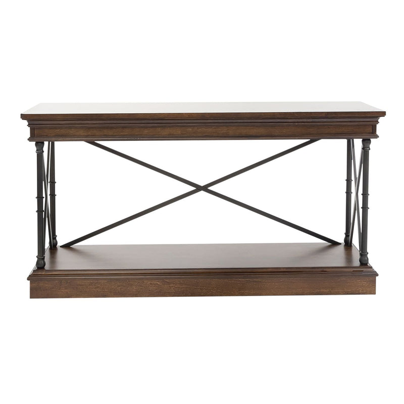 Tribeca Rectangular Sofa Table in Cordovian Brown