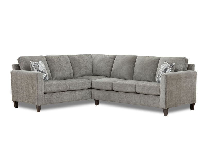 Sims Charcoal 2pc Sectional