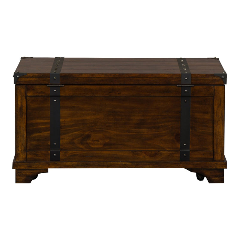 Aspen Skies Storage Trunk in Russet Brown