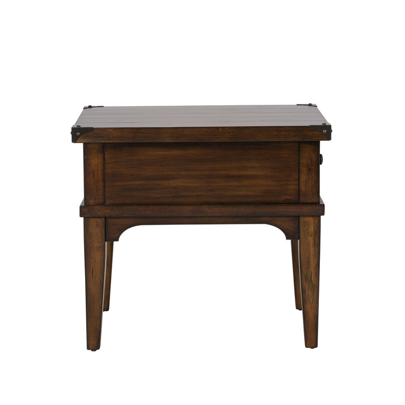 Aspen Skies End Table in Russet Brown image