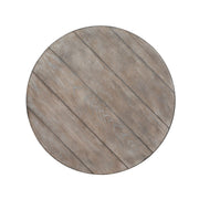 Sedona Round End Table in Heavy Distressed White image