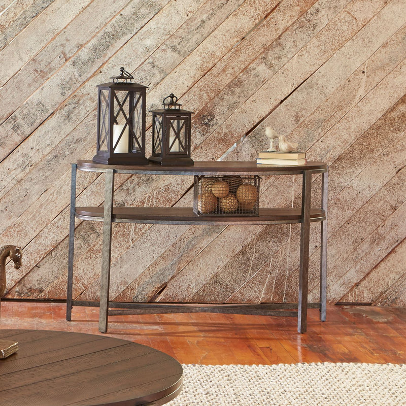 Breckinridge Demilune Sofa Table in Mahogany image