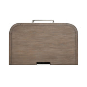 South Bend Open Nightstand w/ Charging Station in Burnished Clay image