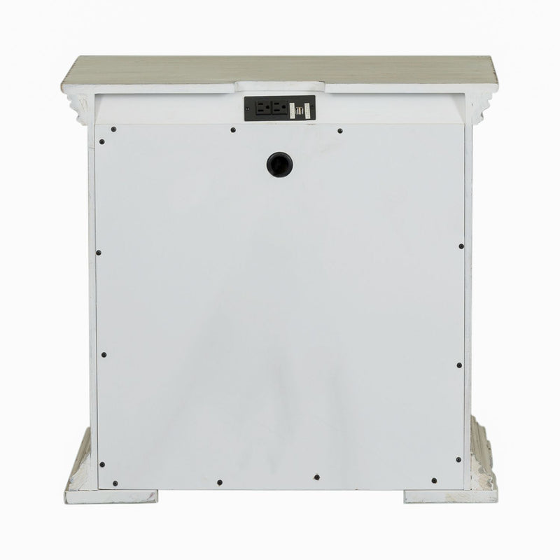 Big Valley 2 Drawer Night Stand w/ Charging Station