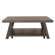 Modern Farmhouse Oversized Square Cocktail Table image