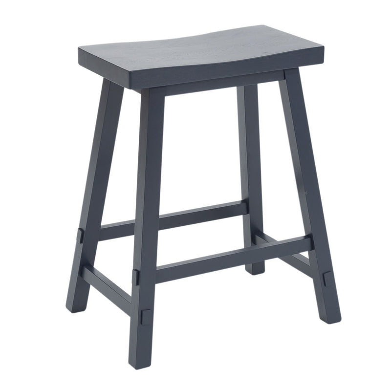 Creations 24 Inch Sawhorse Counter Stool- Navy image