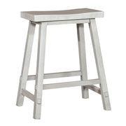 Creations 24 Inch Sawhorse Counter Stool - White image