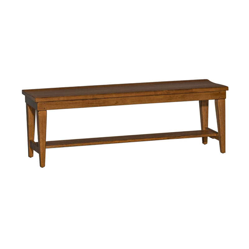 Hearthstone Bench in Rustic Oak