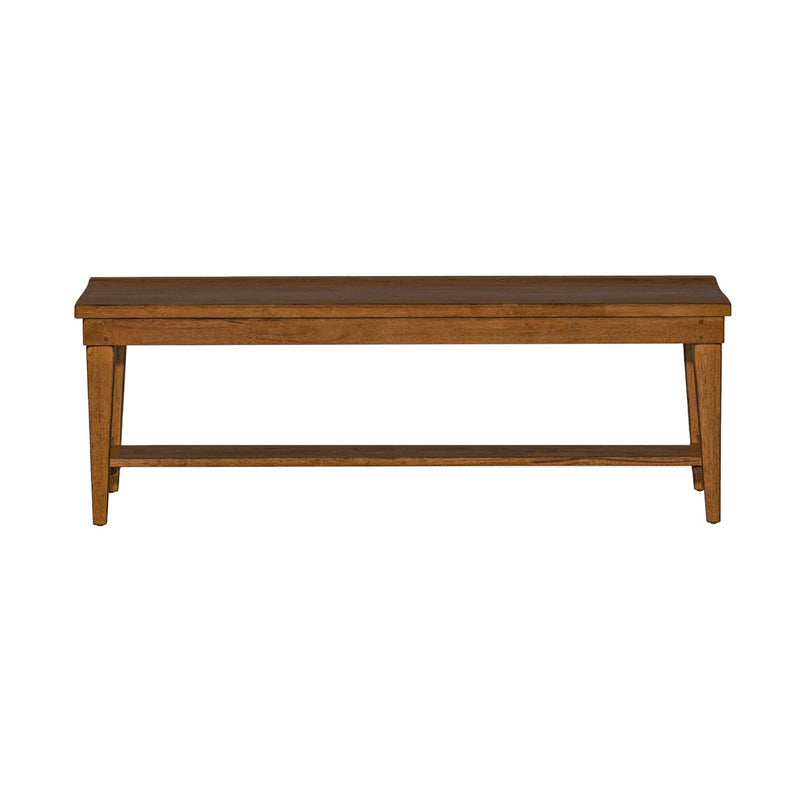 Hearthstone Bench in Rustic Oak