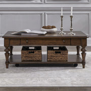 Arden Road Rectangular Cocktail Table in Satin Cherry image