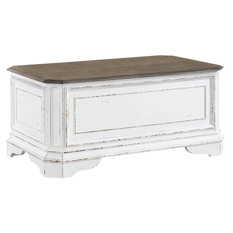Magnolia Manor Storage Trunk in Antique White image