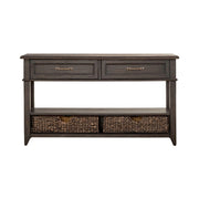 Mill Creek 2 Drawer Sofa Table in Peppercorn image