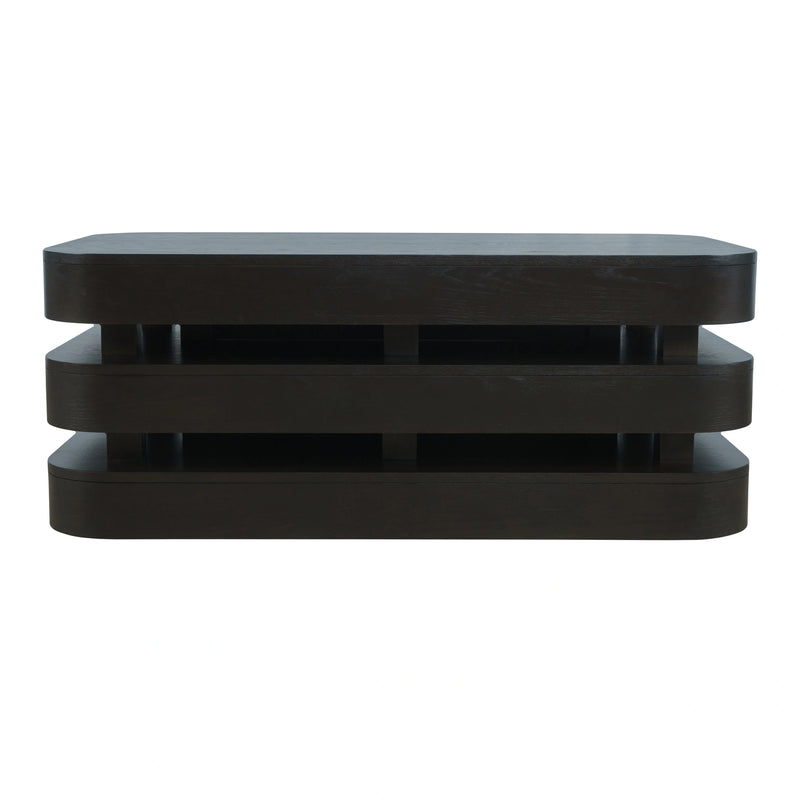 Brix Rectangular Cocktail Table With Casters
