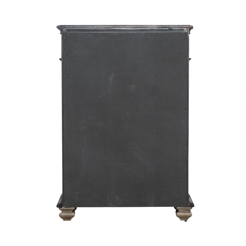 Carlisle Court 5 Drawer Chest in Chestnut with Dusty Wax image