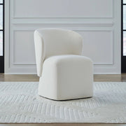 Accent Dining Accent Dining Chair w/ Casters - Ivory image