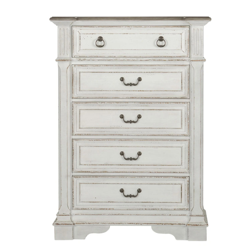 Abbey Park Drawer Chest in Antique White image