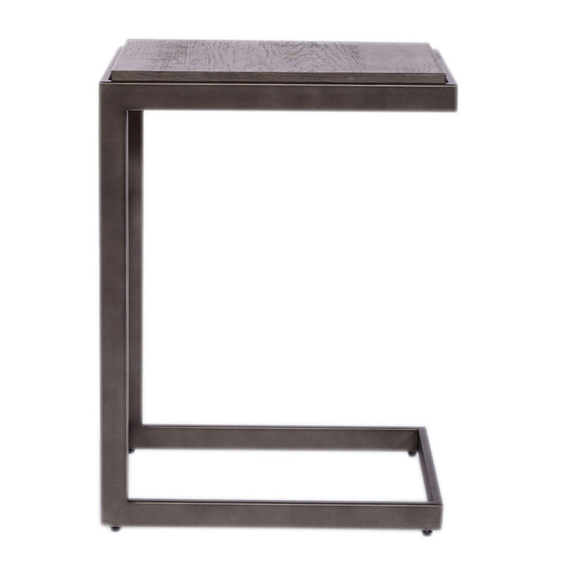 Modern View Laptop Table in Gray image