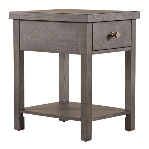 Modern Farmhouse Drawer Chair Side Table image
