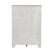 Modern Farmhouse 5 Drawer Chest in White image