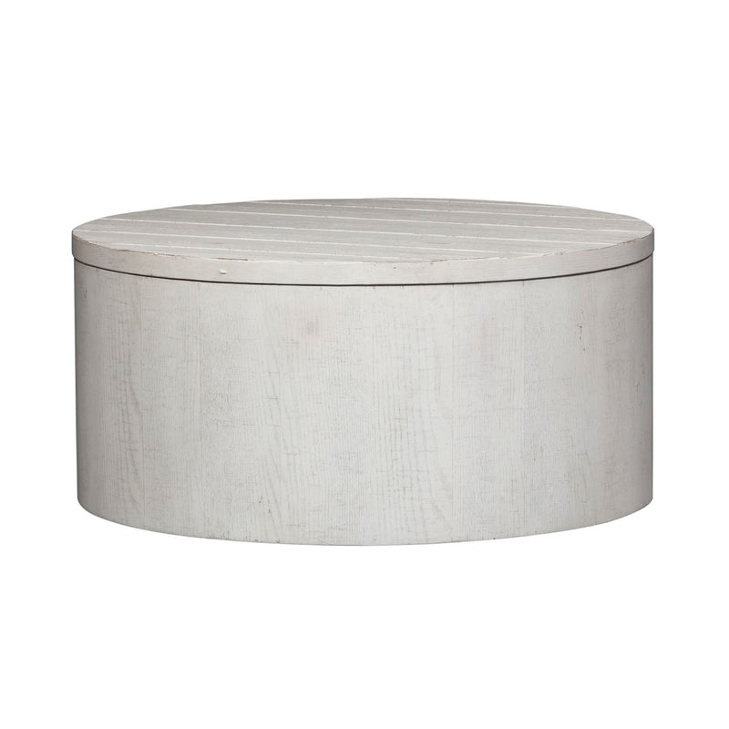 Modern Farmhouse Drum Cocktail Table image