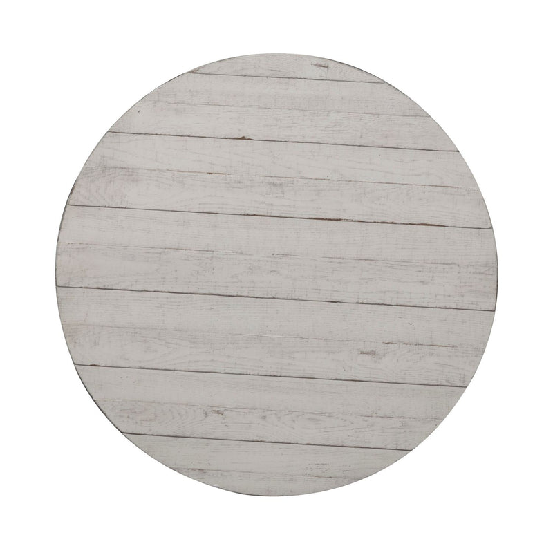 Modern Farmhouse Drum Cocktail Table