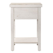 Modern Farmhouse Drawer Chair Side Table image