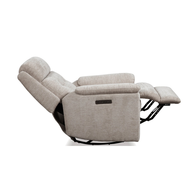 Sophisticated Perfect Match Power Swivel Gliding Recliner with Power Headrest & Lumbar