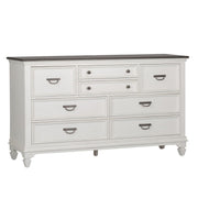 Allyson Park Drawer Dresser in Wirebrushed White image