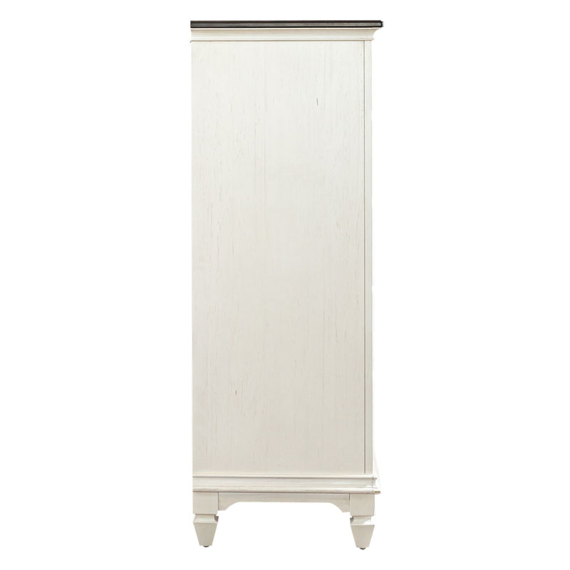 Allyson Park 11 Drawer Chesser in Wirebrushed White