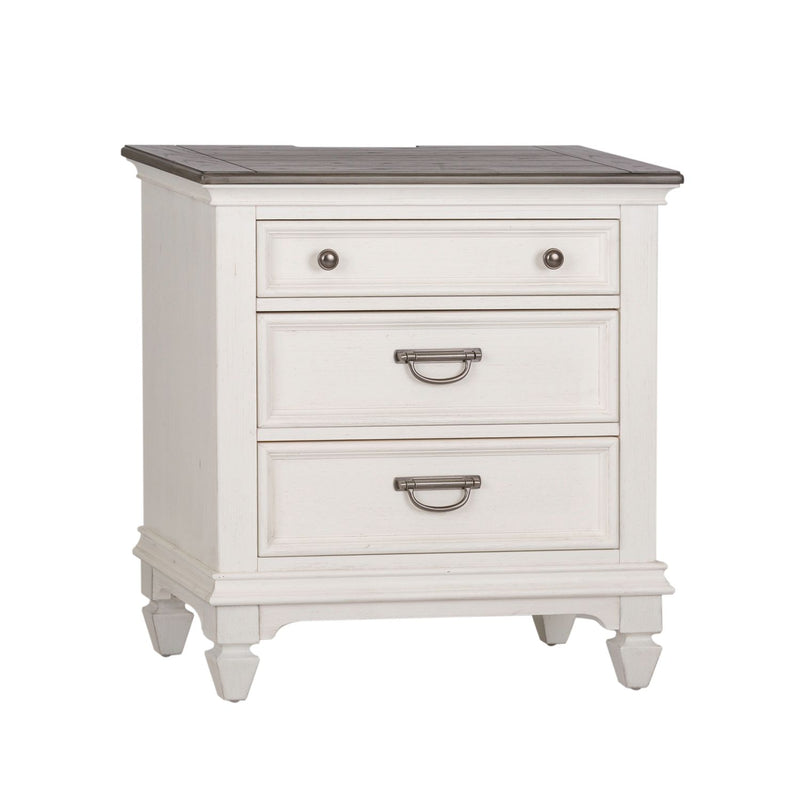 Allyson Park Nightstand in Wirebrushed White image