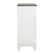 Allyson Park Buffet in White with Charcoal image