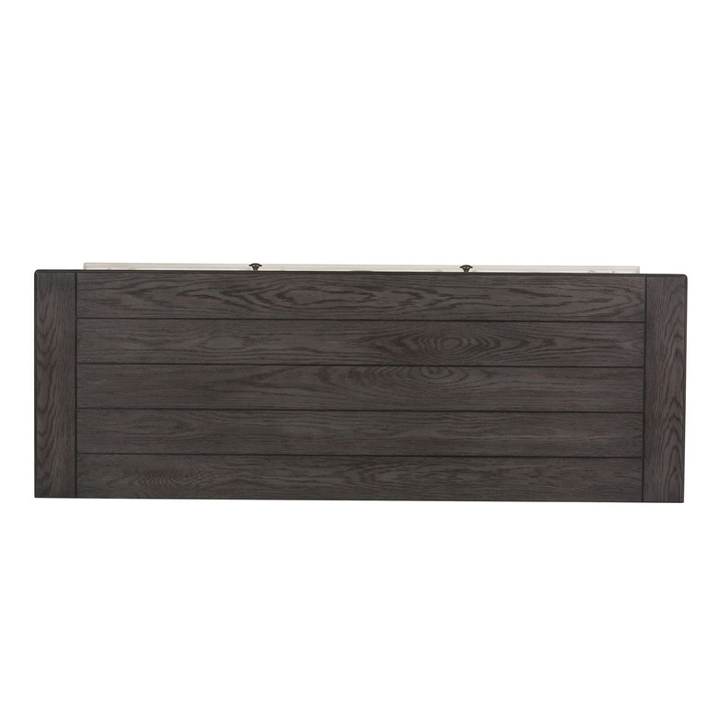 Allyson Park Buffet in White with Charcoal