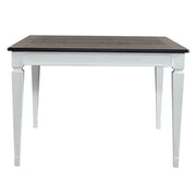 Allyson Park Pedestal Counter Height Leg Table in Wirebrushed White image
