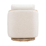 Nora Uph Swivel Accent Chair - Light Brown image