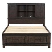 Thornwood Hills Bookcase Bed, Dresser & Mirror, Chest, Night Stand image
