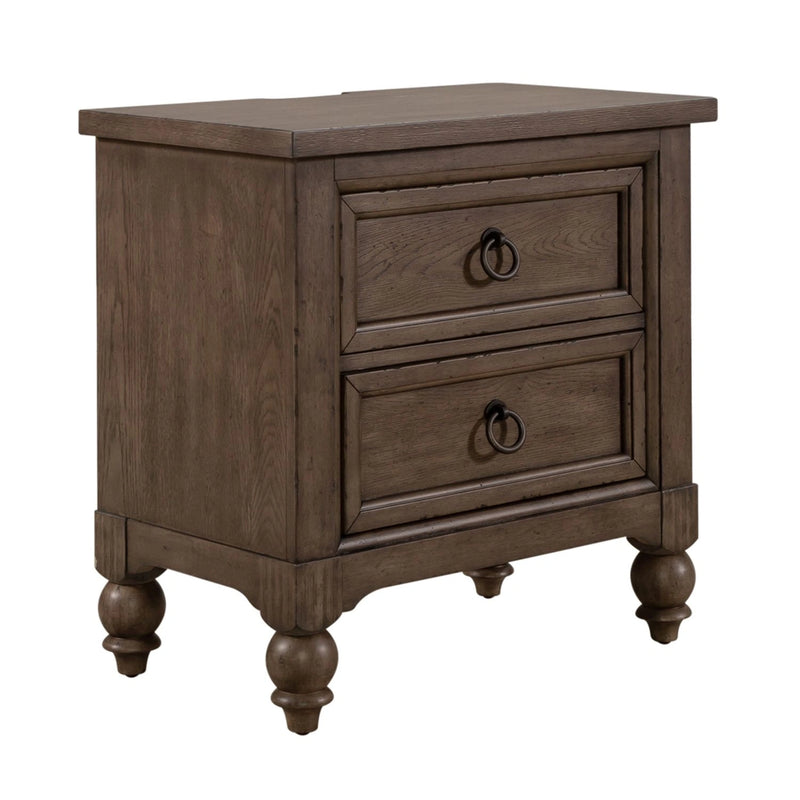 Americana Farmhouse Sleigh Bed, Dresser & Mirror, Chest, N/S image