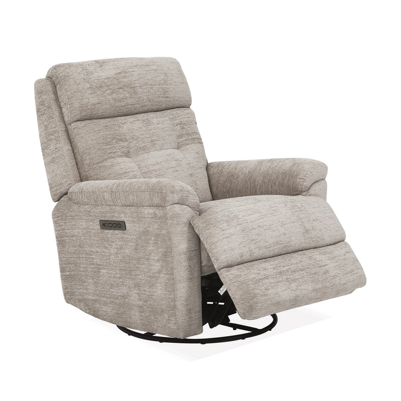 Sophisticated Perfect Match Power Swivel Gliding Recliner with Power Headrest & Lumbar