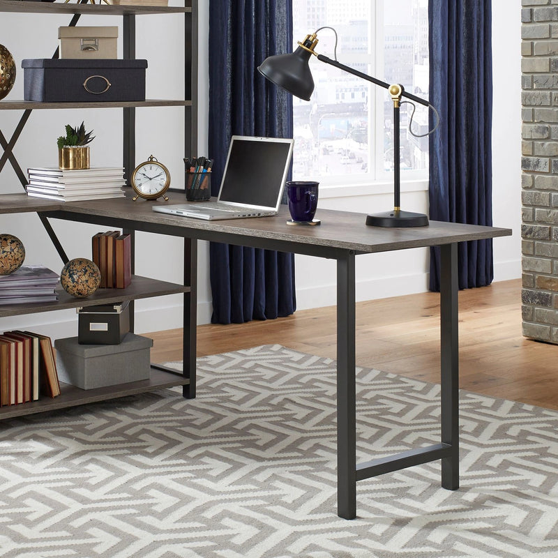 Tanners Creek Desk Top and End Panel in Greystone image