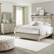 Ivy Hollow Queen Mantle Bed, Dresser & Mirror image