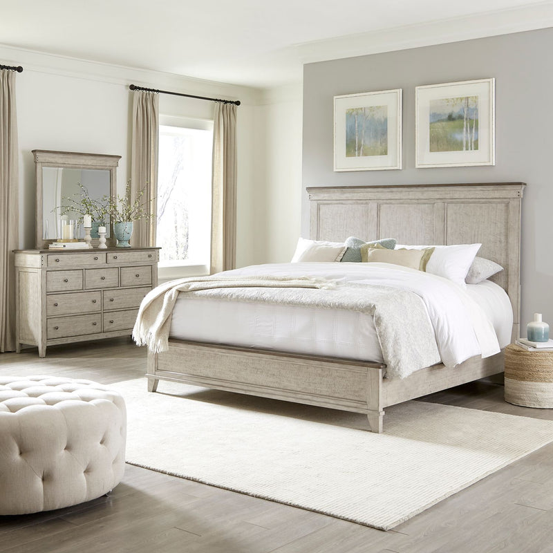 Ivy Hollow Queen Panel Bed, Dresser & Mirror image