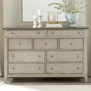 Ivy Hollow 9 Drawer Dresser in Weathered Linen image