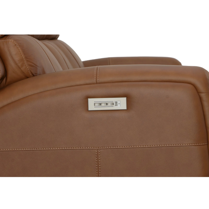 Linden Power Reclining Sofa with Power Headrests & Lumbar - 5000007532