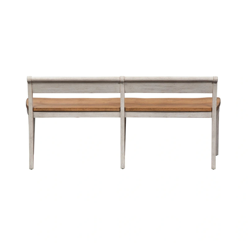 Farmhouse Reimagined Bench (RTA) in Antique White image