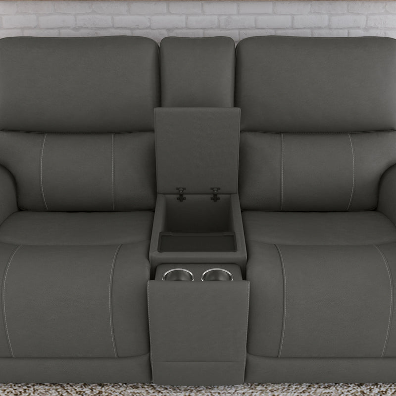 Carter Latitudes Power Reclining Loveseat with Console & Power Headrests & Lumbar - 5000006753