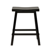Creations 24 Inch Sawhorse Counter Stool - Black (RTA) image