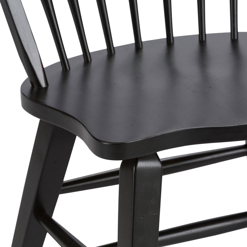 Hearthstone Ridge Windsor Back Side Chair - Black image