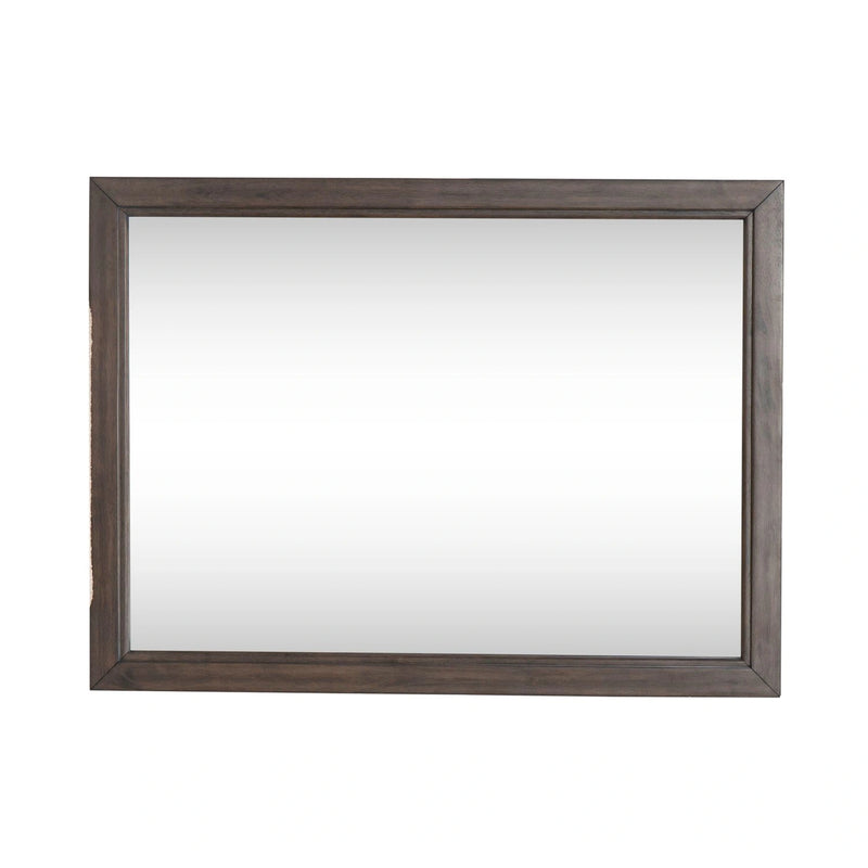 Modern Edge Landscape Mirror in Caffe image